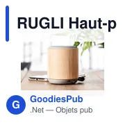 RUGLI Haut-parleur sans fil en bambou - Miniature 6