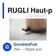 RUGLI Haut-parleur sans fil en bambou - Miniature 7