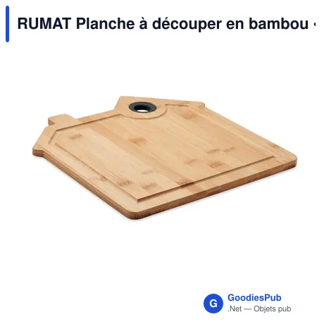 RUMAT Planche à découper en bambou