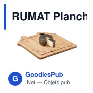 RUMAT Planche à découper en bambou - Miniature 3