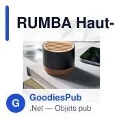 RUMBA Haut-parleur en liège et alu - Miniature 3