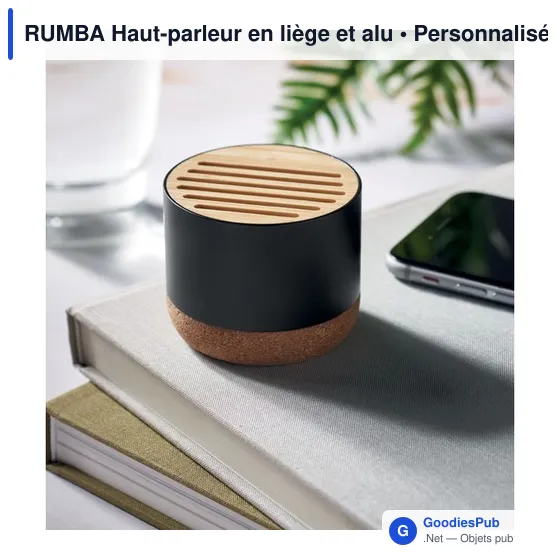 RUMBA Haut-parleur en liège et alu - Image 3