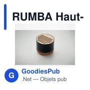 RUMBA Haut-parleur en liège et alu - Miniature 4