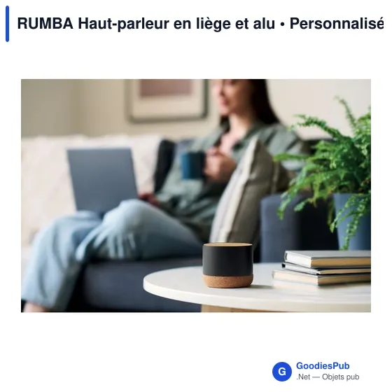 RUMBA Haut-parleur en liège et alu - Image 6