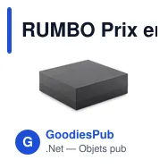 RUMBO Prix en cristal - Miniature 2