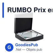 RUMBO Prix en cristal - Miniature 3