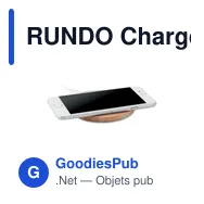 RUNDO Chargeur sans fil en bambou - Miniature 4