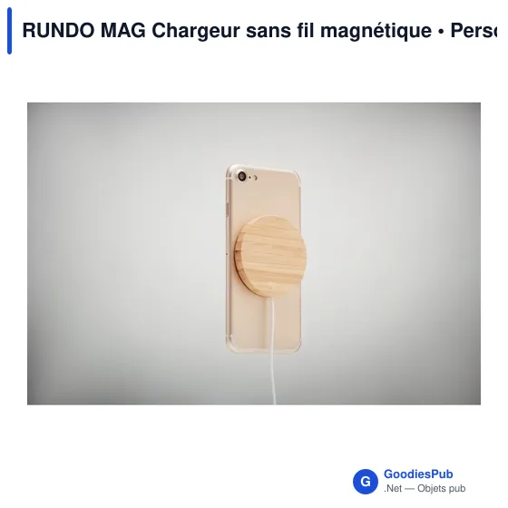 RUNDO MAG Chargeur sans fil magnétique - Image 7