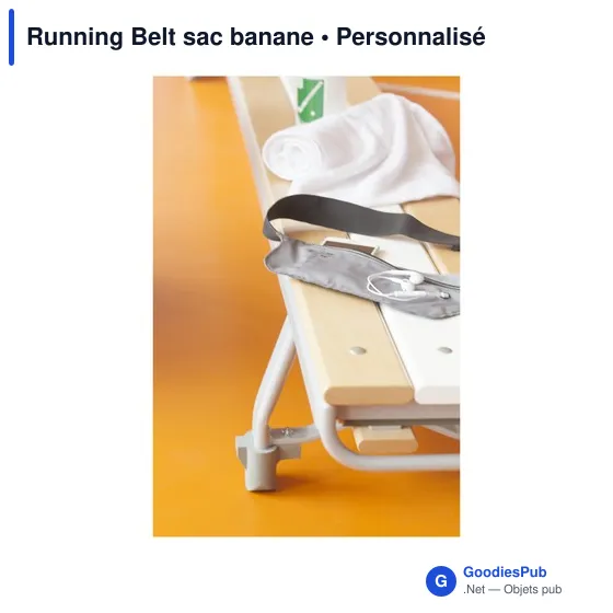 Sac banane personnalisable Running Belt pour logo d'entreprise - Image 1