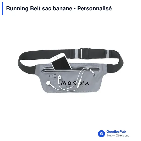 Sac banane personnalisable Running Belt pour logo d'entreprise - Image 2