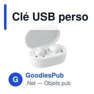 Clé USB personnalisable avec logo pour entreprises - Miniature 1