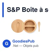 S&P Boîte à sel et poivre bambou - Miniature 2
