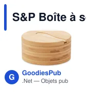 S&P Boîte à sel et poivre bambou - Miniature 3