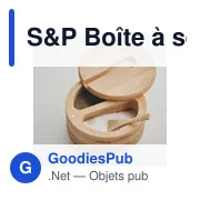 S&P Boîte à sel et poivre bambou - Miniature 6
