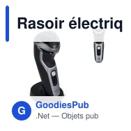 Rasoir électrique personnalisable Philips en ABS noir avec logo - S3341 - Miniature 1
