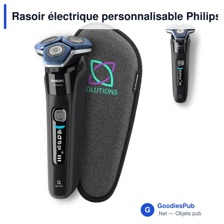 Rasoir électrique personnalisable Philips Wet and Dry avec logo - S7886