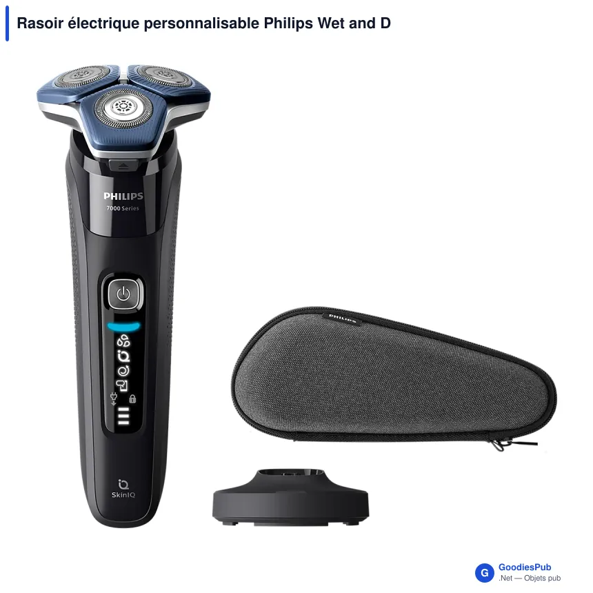 Rasoir électrique personnalisable Philips Wet and Dry avec logo - S7886 - Image 2