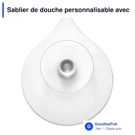 Sablier de douche personnalisable avec logo - Alaya