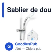 Sablier de douche personnalisable avec logo - Alaya - Miniature 4