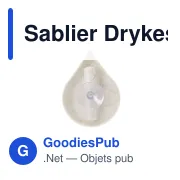 Sablier personnalisable Drykes pour mesurer le temps de doucheavec logo - Miniature 4