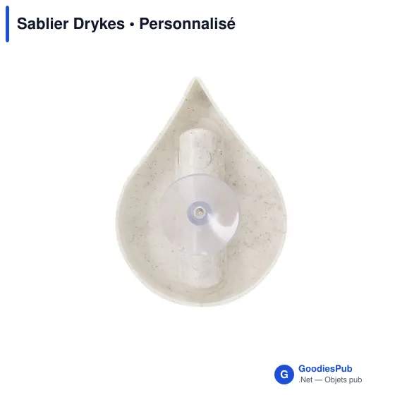 Sablier personnalisable Drykes pour mesurer le temps de doucheavec logo - Image 4