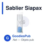 Sablier Siapax - Miniature 4