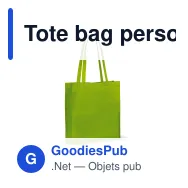 Tote bag personnalisable à soufflet en coton OEKO-TEX® 38x10x42 cm avec logo - Couleurs - Miniature 2