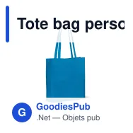 Tote bag personnalisable à soufflet en coton OEKO-TEX® 38x10x42 cm avec logo - Couleurs - Miniature 6