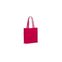 Variante Rose - Tote bag personnalisable à soufflet en coton OEKO-TEX® 38x10x42 cm avec logo - Couleurs