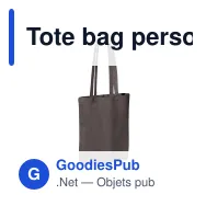 Tote bag personnalisable en coton OEKO-TEX® 140 g/m² 38x42 cm avec logo - Couleurs - Miniature 12