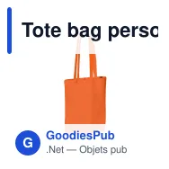 Tote bag personnalisable en coton OEKO-TEX® 140 g/m² 38x42 cm avec logo - Couleurs - Miniature 10