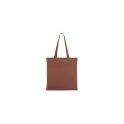 Variante Marron foncé - Tote bag personnalisable en coton OEKO-TEX® 140 g/m² 38x42 cm avec logo - Couleurs