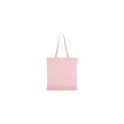 Variante Rose pastel - Tote bag personnalisable en coton OEKO-TEX® 140 g/m² 38x42 cm avec logo - Couleurs