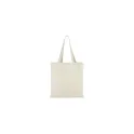 Variante Beige - Tote bag personnalisable en coton OEKO-TEX® 140 g/m² 38x42 cm avec logo - Couleurs