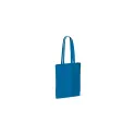 Variante Bleu - Tote bag personnalisable en coton OEKO-TEX® 140 g/m² 38x42 cm avec logo - Couleurs