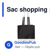 Sac shopping personnalisable en coton OEKO-TEX® 40x10x35 cm avec logo - Couleurs - Miniature 4