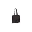 Variante Noir - Sac shopping personnalisable en coton OEKO-TEX® 40x10x35 cm avec logo - Couleurs
