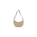 Variante Ecru - Sac bandoulière demi-lune personnalisable R-PET 600D enduit PU avec logo