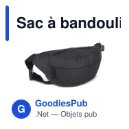Sac à bandoulière personnalisable en R-PET 5 L avec logo - 37 x 10 x 16 cm - Miniature 2
