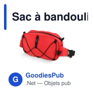 Sac à bandoulière personnalisable en R-PET à cordon de serrage avec logo - Miniature 2