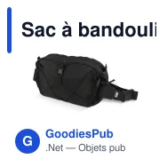 Sac à bandoulière personnalisable en R-PET à cordon de serrage avec logo - Miniature 5