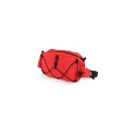 Variante Rouge - Sac à bandoulière personnalisable en R-PET à cordon de serrage avec logo