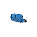 Variante Bleu - Sac à bandoulière personnalisable en R-PET à cordon de serrage avec logo