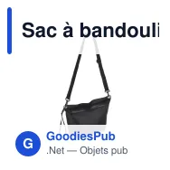 Sac à bandoulière personnalisable Ripstop résistant à l'eau avec logo - 33 x 23 cm - Miniature 3