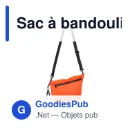 Sac à bandoulière personnalisable Ripstop résistant à l'eau avec logo - 33 x 23 cm - Miniature 6
