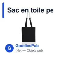 Sac en toile personnalisable coton OEKO-TEX® 280 g/m² 32x13x40 cm avec logo - Couleurs - Miniature 4