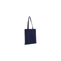 Variante Bleu foncé - Sac en toile personnalisable coton OEKO-TEX® 280 g/m² 32x13x40 cm avec logo - Couleurs