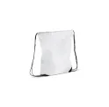 Variante Blanc - Sac à cordon personnalisable en R-PET 210T 45 x 34 cm avec logo - Classic