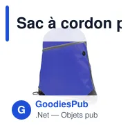 Sac à cordon personnalisable avec logo - Ashton - Miniature 1