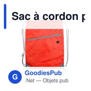Sac à cordon personnalisable avec logo - Ashton - Miniature 11